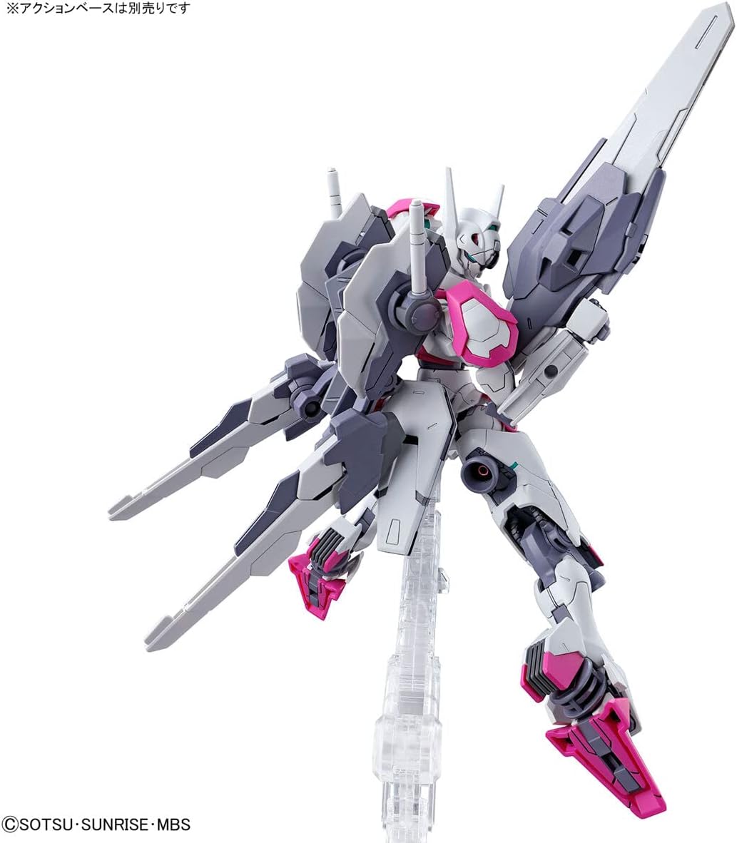 Bandai Toy HG 1/144 Mobile Suit Gundam The Witch of Mercury LFRITH Model Kit display the side