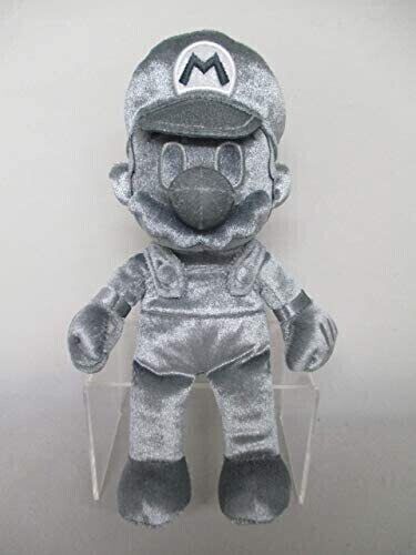 [UK Dispatch] Super Mario ALL STAR COLLECTION Metal Mario S Plush Toy Height 9.4in