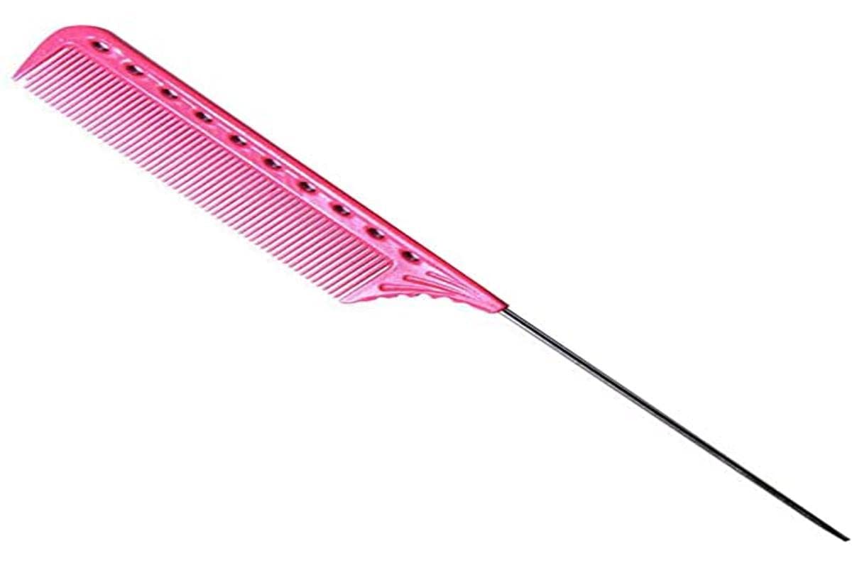 Y.S. Park YS-102 Pin Tail Comb, Pink, 0.09 kg