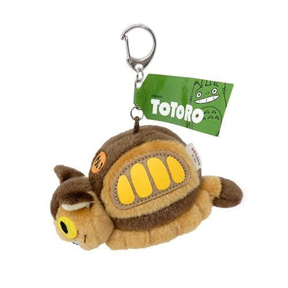 Ghibli My Neighbor Totoro fluffy Keychain Cat Bus New from Japan