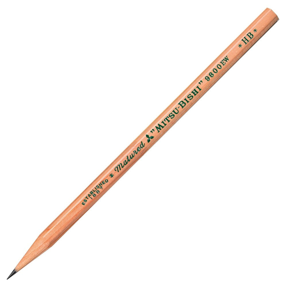 Mitsubishi Pencil pencil recycled pencil 9800EW HB 12 pieces K9800EWHB