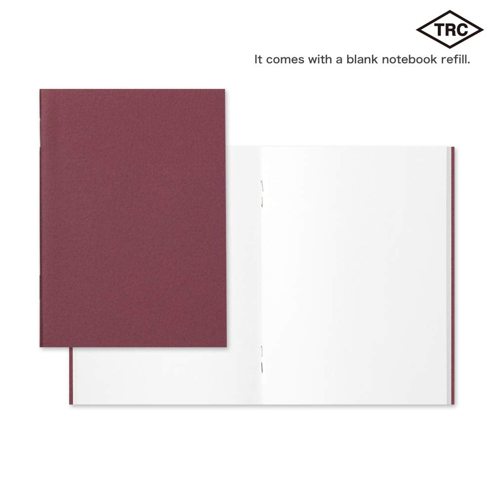 MIDORI Traveler's Notebook - Passport Size, Brown Leather (Small)