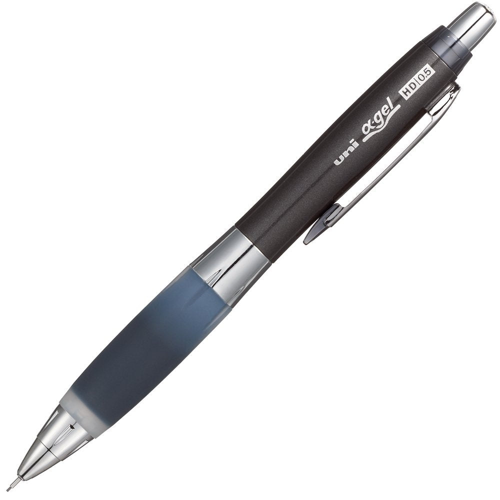 uni Mitsubishi Alpha-Gel Shaker Mechanical Pencil 0.5mm Hard Grip, Black (M5618GG1P.24)