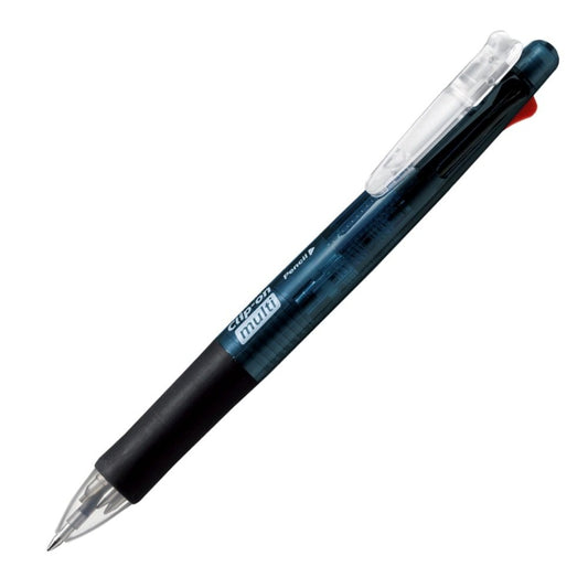 Zebra Clip-On Multi Color Multi-Functional Pen, Black Barrel (B4SA1-B)