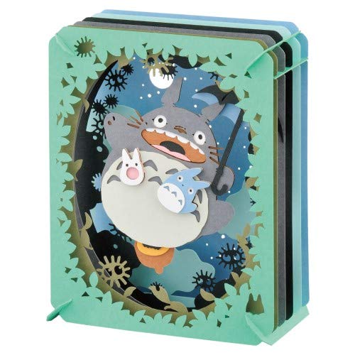 Studio Ghibli via Bluefin My Neighbor Totoro Moon Glowing Sky Paper Theater