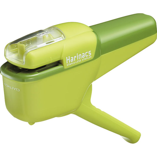 Kokuyo Harinacs Japanese Stapleless Stapler Green SLN-MSH110G Up To 10 Papers