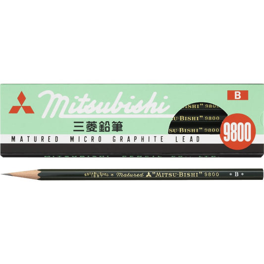 Mitsubishi Pencil Co, Ltd. 9800 pencil dozen (12 pieces) B K9800B (japan import)