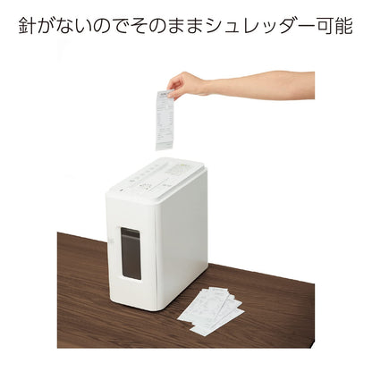 Kokuyo Harinacs Press Staple-free Stapler; With this Item, You Can Staple Pieces of Paper Without Making Any Holes on Paper(White)