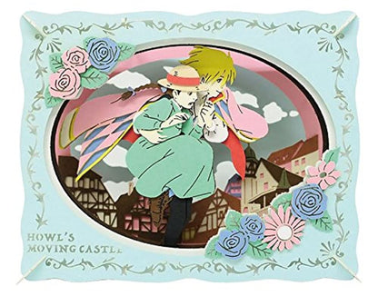 ensky Studio Ghibli Movie Howl's Moving Castle Paper Theater (walking in the sky) PT-103