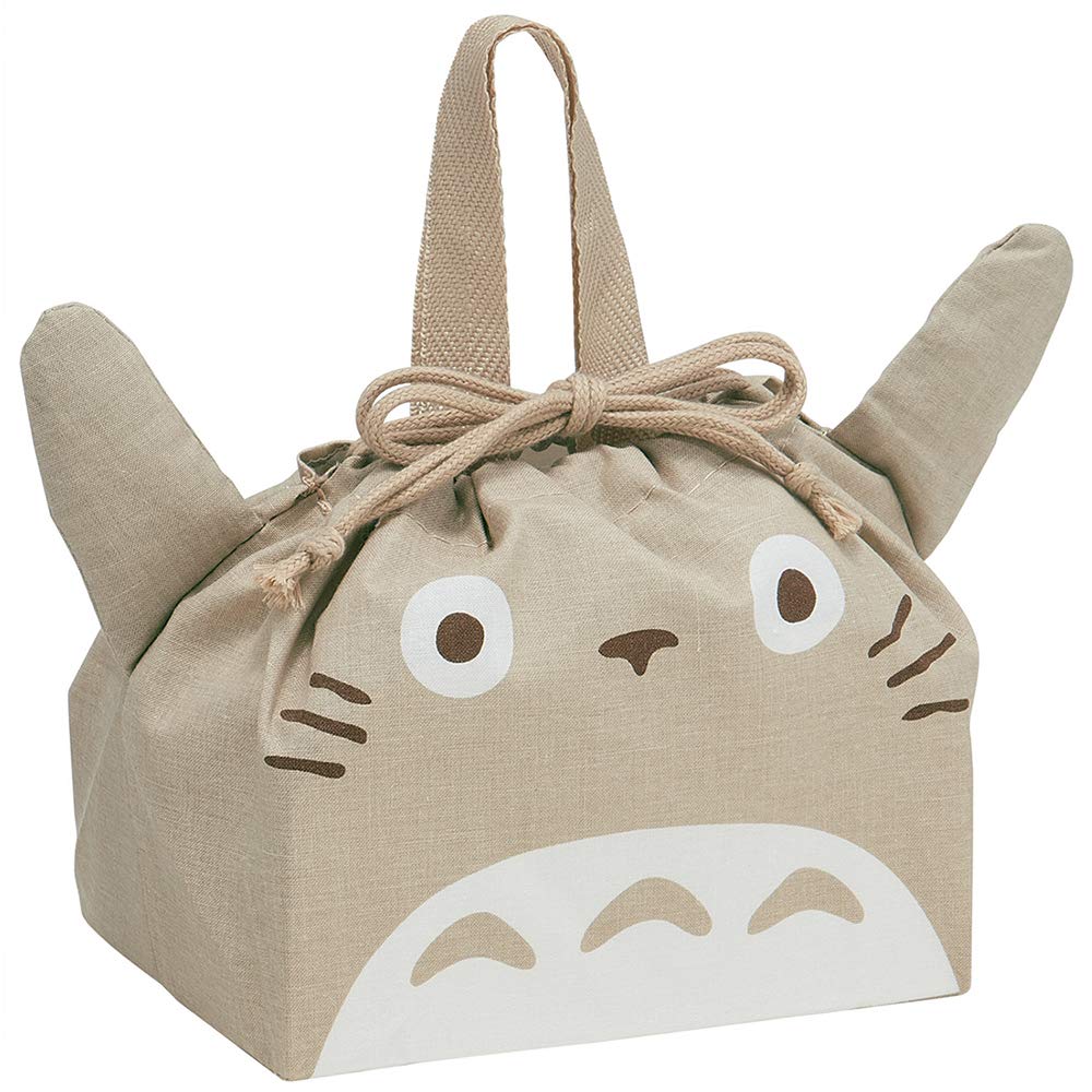 Skater My Neighbor Totoro Bento Die-Cut Drawstring Lunch Bag - Authentic Japanese Design