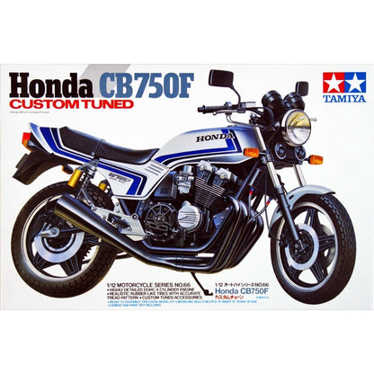 Tamiya 300014066 Honda Fahrzeug 14066 CB750F Custom Tuned (Ltd Edition) 1:12 Motorbike Model Kit, Multicoloured, Mittel