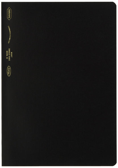 STALOGY 018 Editor's Series 1/2 Year Notebook (A5//Black) by STALOGY