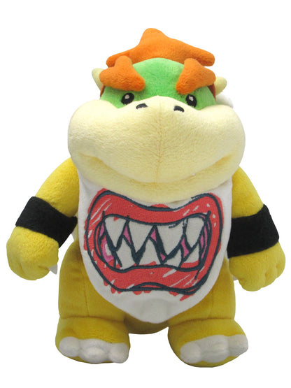 Sanei AC11 Super Mario All Star Collection 8" Bowser Jr. Plushies toy front side