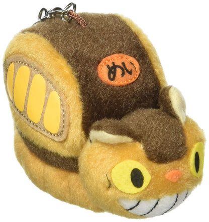 Ghibli My Neighbor Totoro fluffy Keychain Cat Bus New from Japan