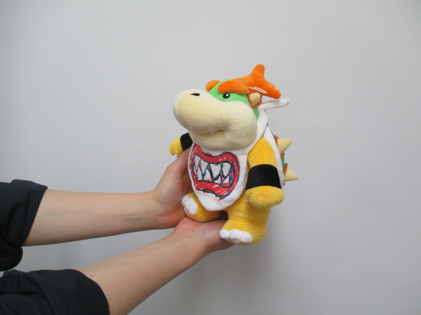 Sanei AC11 Super Mario All Star Collection 8" Bowser Jr. Plushies toy holding 