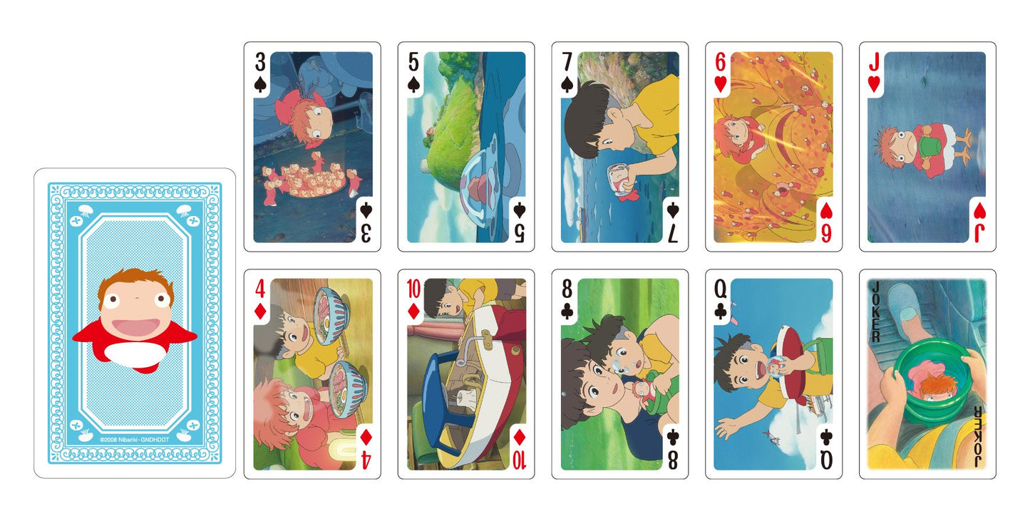 Studio Ghibli Playing Cards -Ponyo on the Cliff