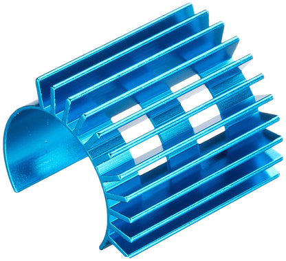 Tamiya 300054571 TT-02 Anodised Aluminium Motor Heatsink, Blue anodised