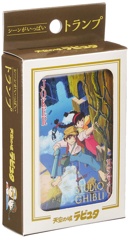 ensky Studio Ghibli Playing Cards, Laputa Castle in the sky front packet