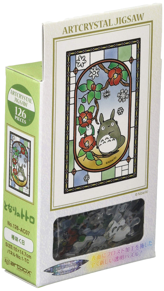 ensky 126-AC07 Petite Artcrystal Puzzle, Neighbor Totoro-Blooming Camellia