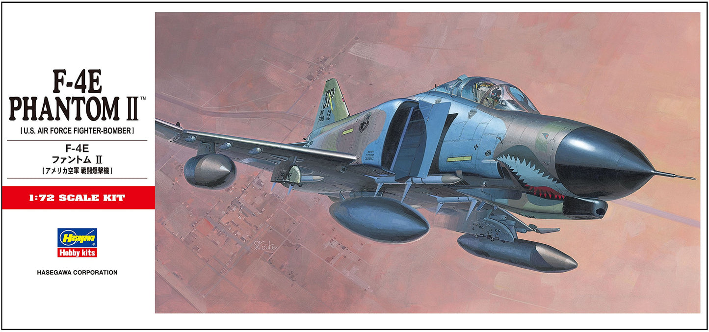 Hasegawa 1:72 Scale F-4E Phantom II Model Kit