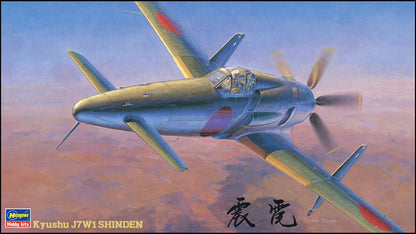 Hasegawa 1:48 Scale Kyushu J7W Shinden Model Kit